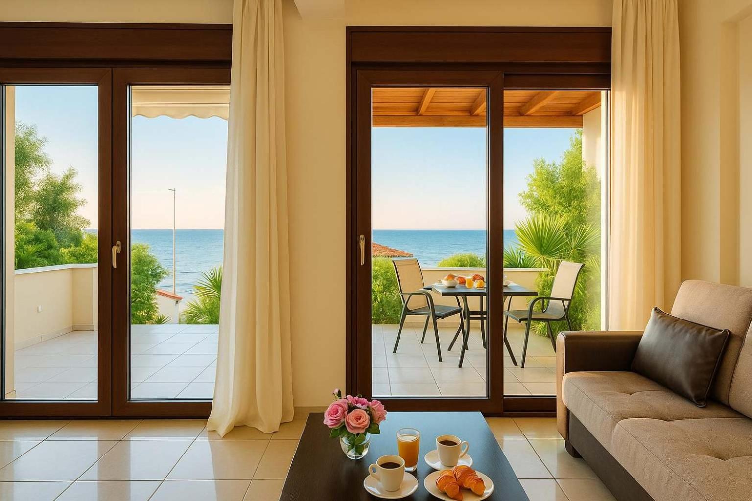 Villa Armonia - Beachfront Majestic Retreat Petalídhion Exteriér fotografie